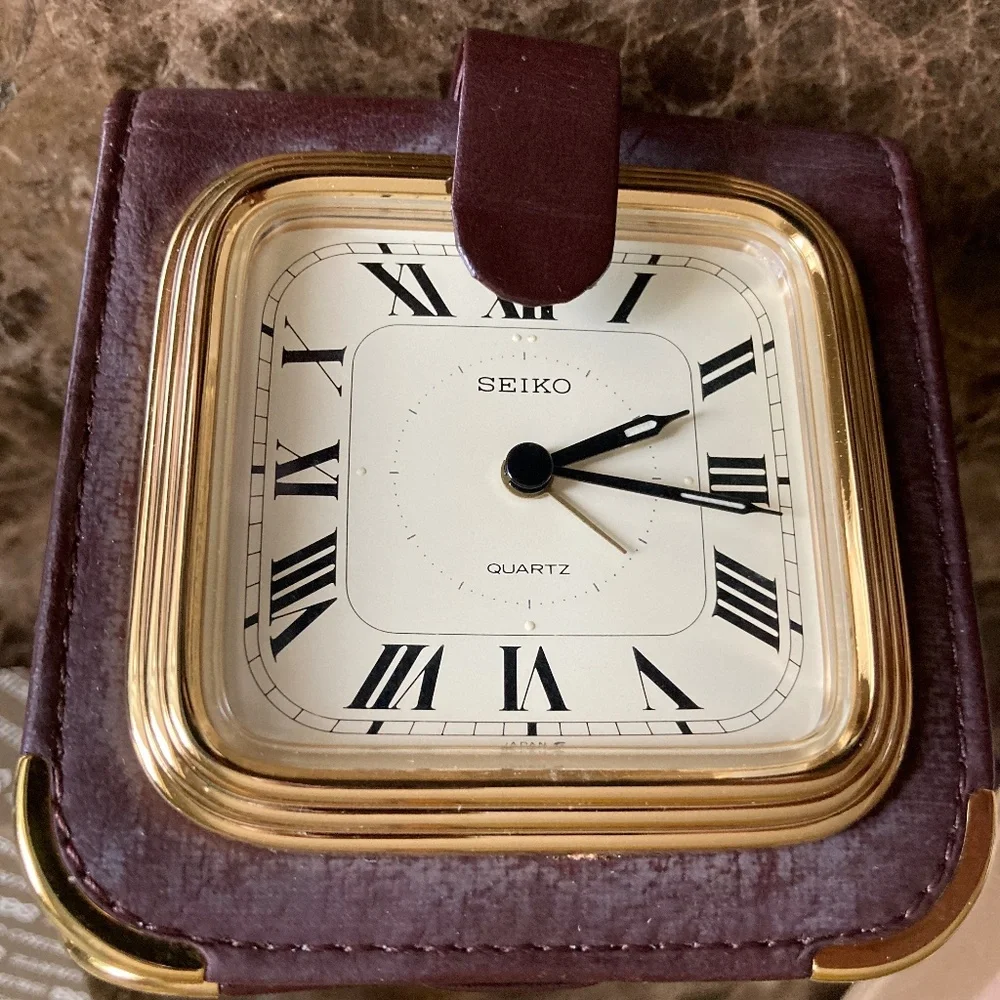 Vintage Seiko Tucson Match Play VIP Travel Alarm Clock NOS 1980s
